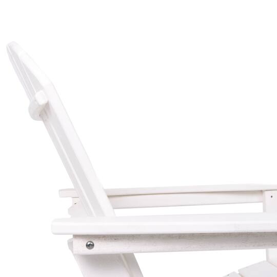White Traditional Adirondack Chair